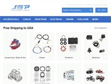 Tablet Screenshot of jetskiparts.com